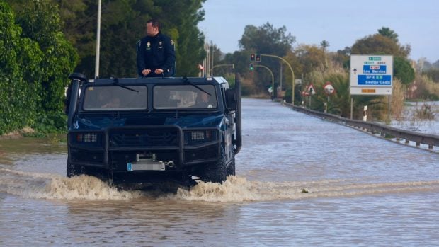 Borrasca Leonardo, Andaluc&iacute;a, inundaciones, temporal