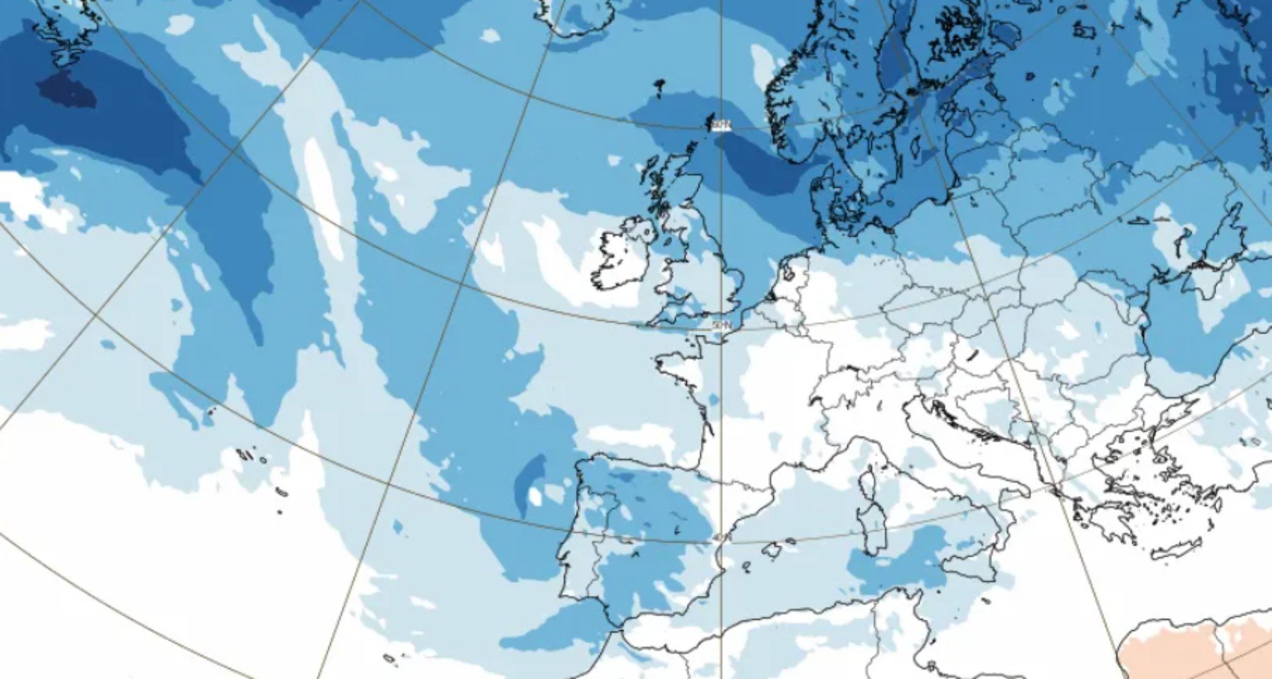 Parece mentira, pero el cielo nos da una tregua: el modelo europeo confirma el fin de las lluvias y la llegada de un anticiclón