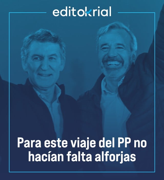 Para este viaje del PP no hacían falta alforjas
