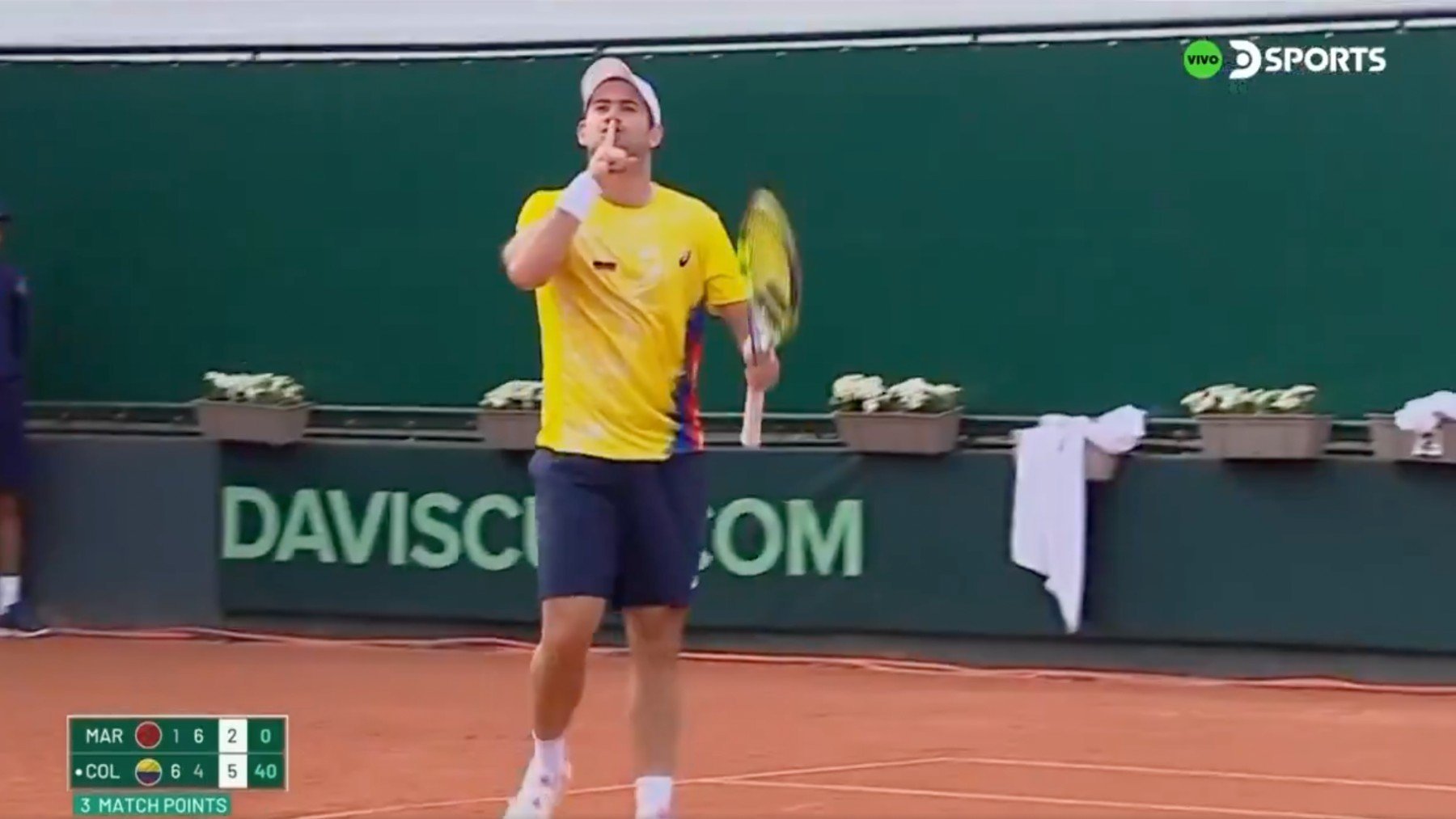 Marruecos da otra imagen pésima: Colombia les elimina de la Copa Davis y tienen que salir escoltados