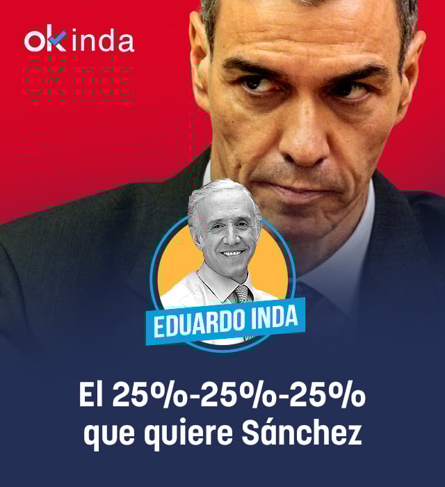 El 25%-25%-25% que quiere Sánchez