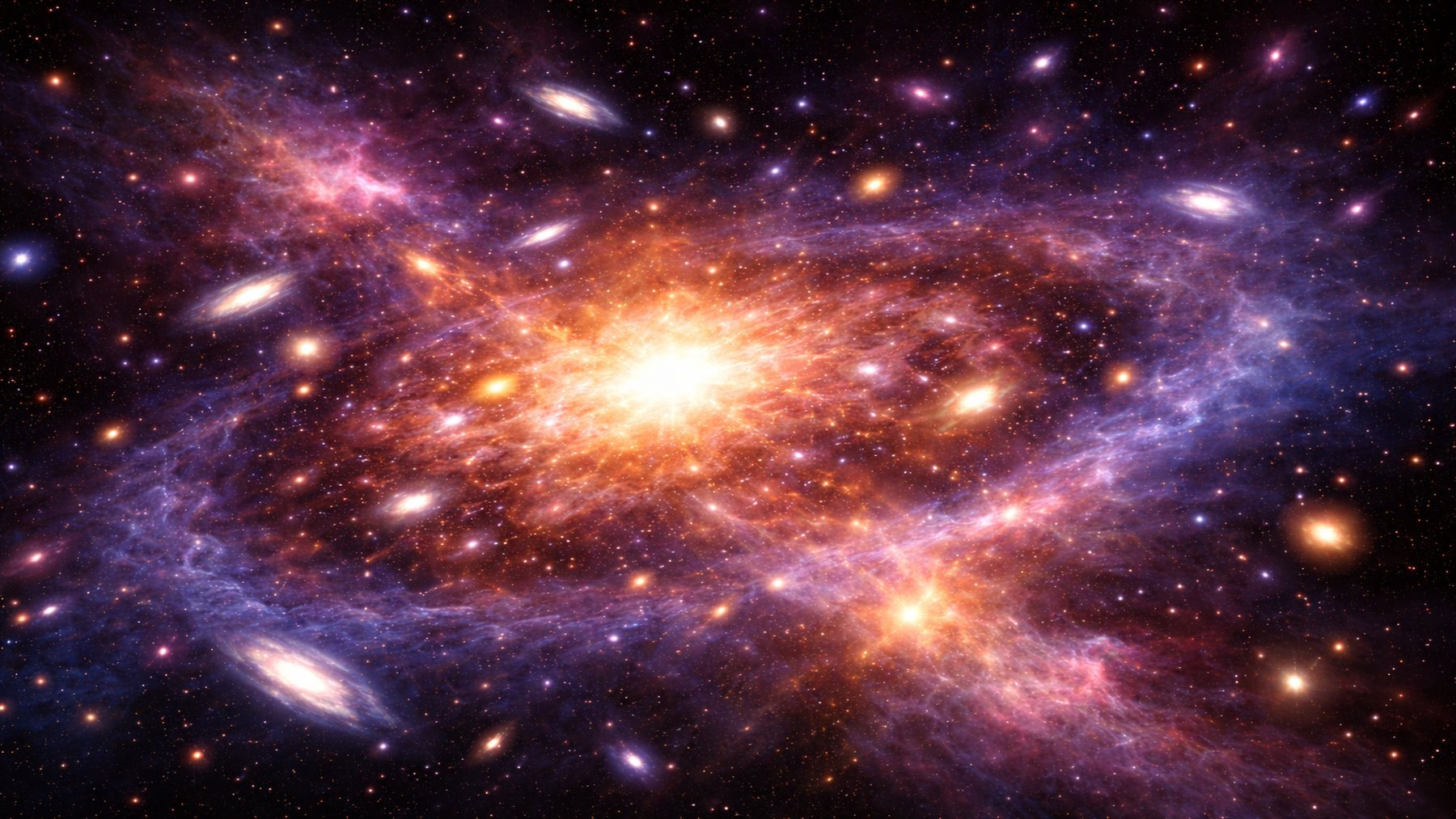 Estupefacción en la NASA tras hallar un protocúmulo que desafía todo lo escrito sobre la formación del universo temprano