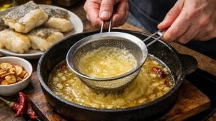 Bacalao al pil pil, pescado, truco