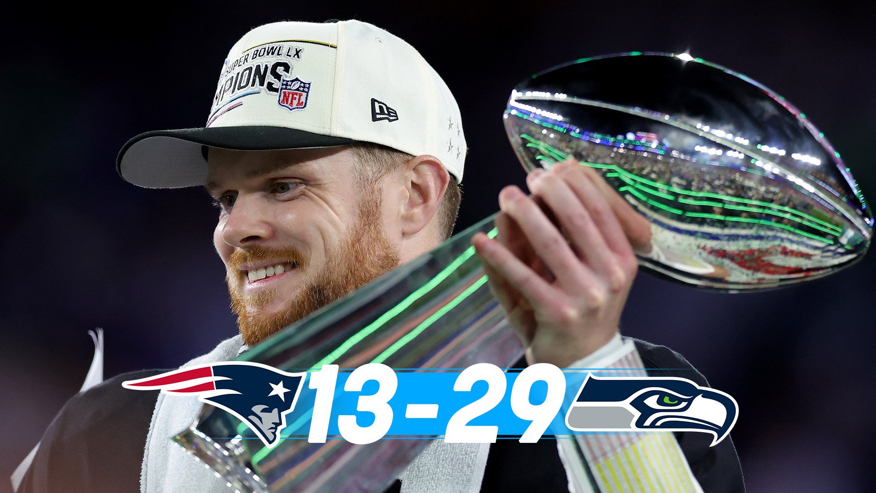 Los Seahawks conquistan la Super Bowl barriendo a unos ausentes Patriots.
