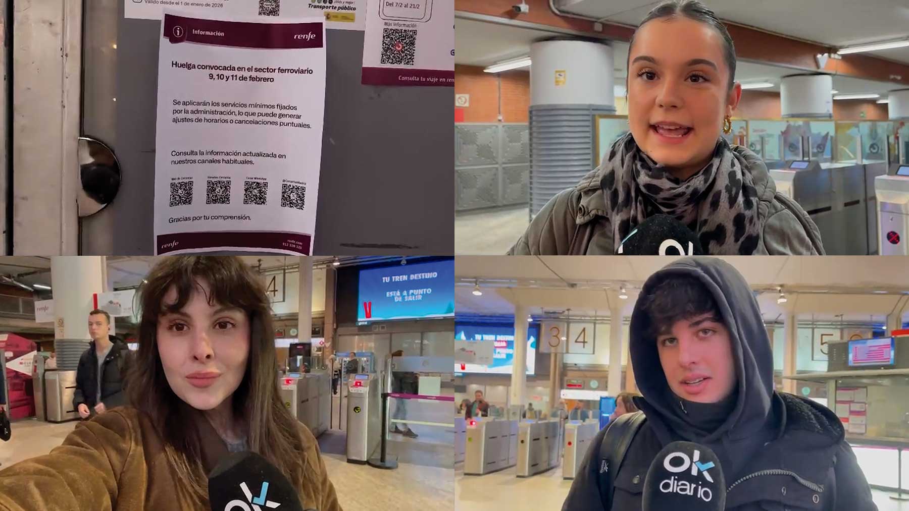 Primer día de huelga en Renfe: casi 3 horas esperando el Cercanías con Óscar Puente en Arabia Saudí