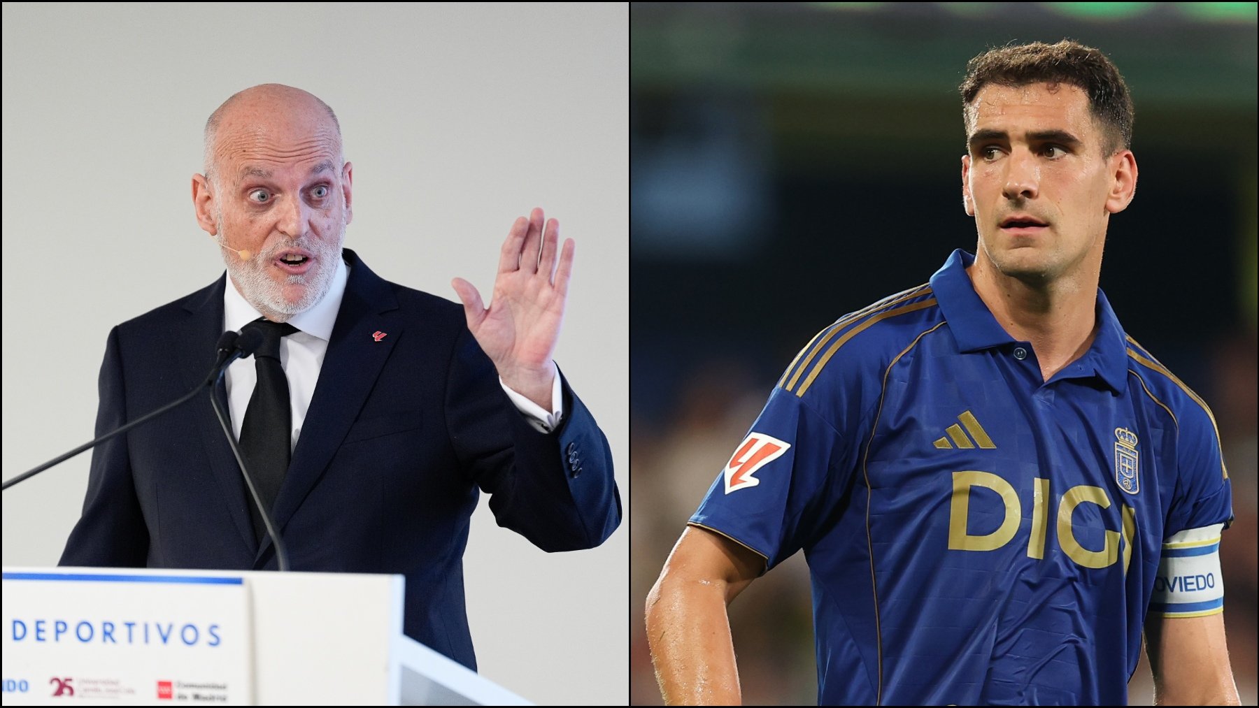 El capitán del Real Oviedo estalla contra Tebas: Es un chiste presumir de ser la mejor Liga del mundo