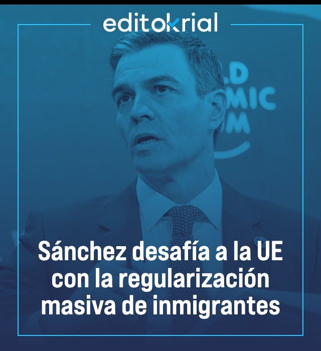 Sánchez desafía a la UE con la regularización masiva de inmigrantes