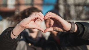 postal romántica con ChatGPT