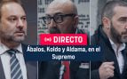 Ábalos, Koldo y Aldama comparecen en el Tribunal Supremo