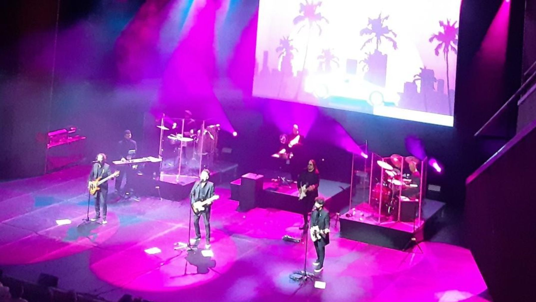 Café Quijano, durante su actuación en el Auditórium de Palma.