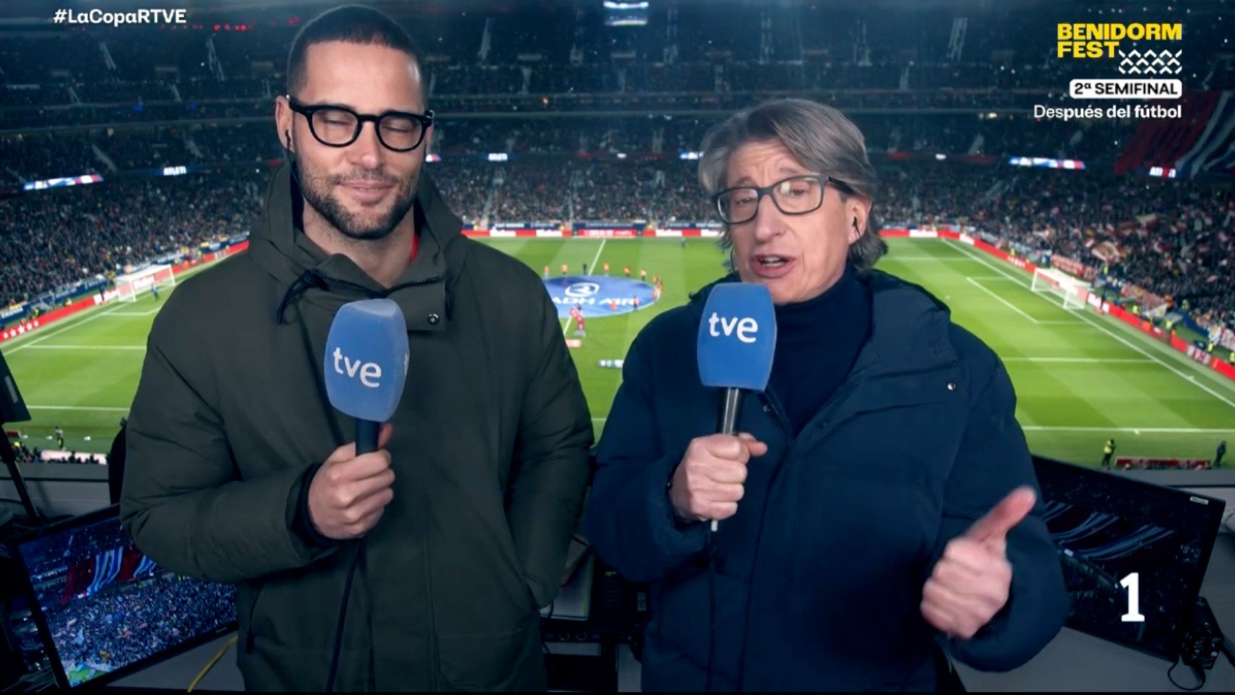 Juan Carlos Rivero revoluciona las redes con sus comentarios en el Atlético de Madrid - Barcelona de Copa