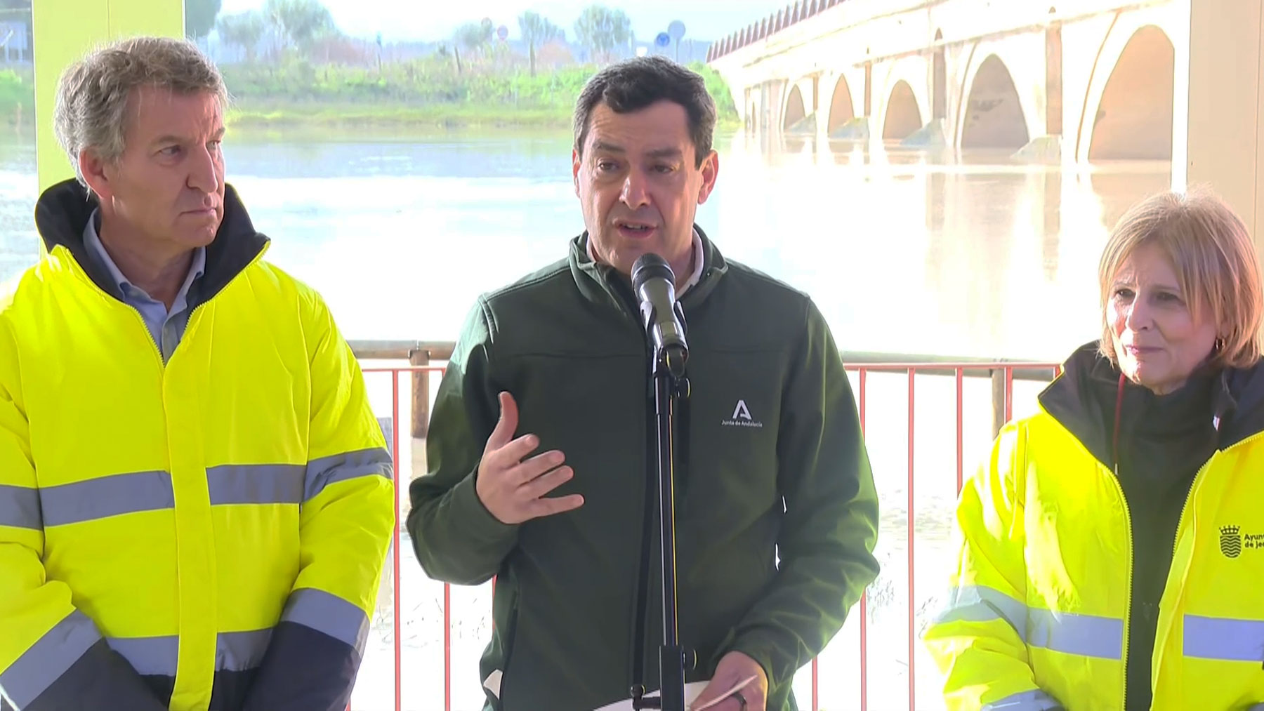 Moreno destaca que la gestión del temporal ha evitado más muertes y anuncia ayudas sin precedentes