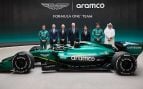 La presentación del nuevo Aston Martin de Fernando Alonso. (Europa Press)