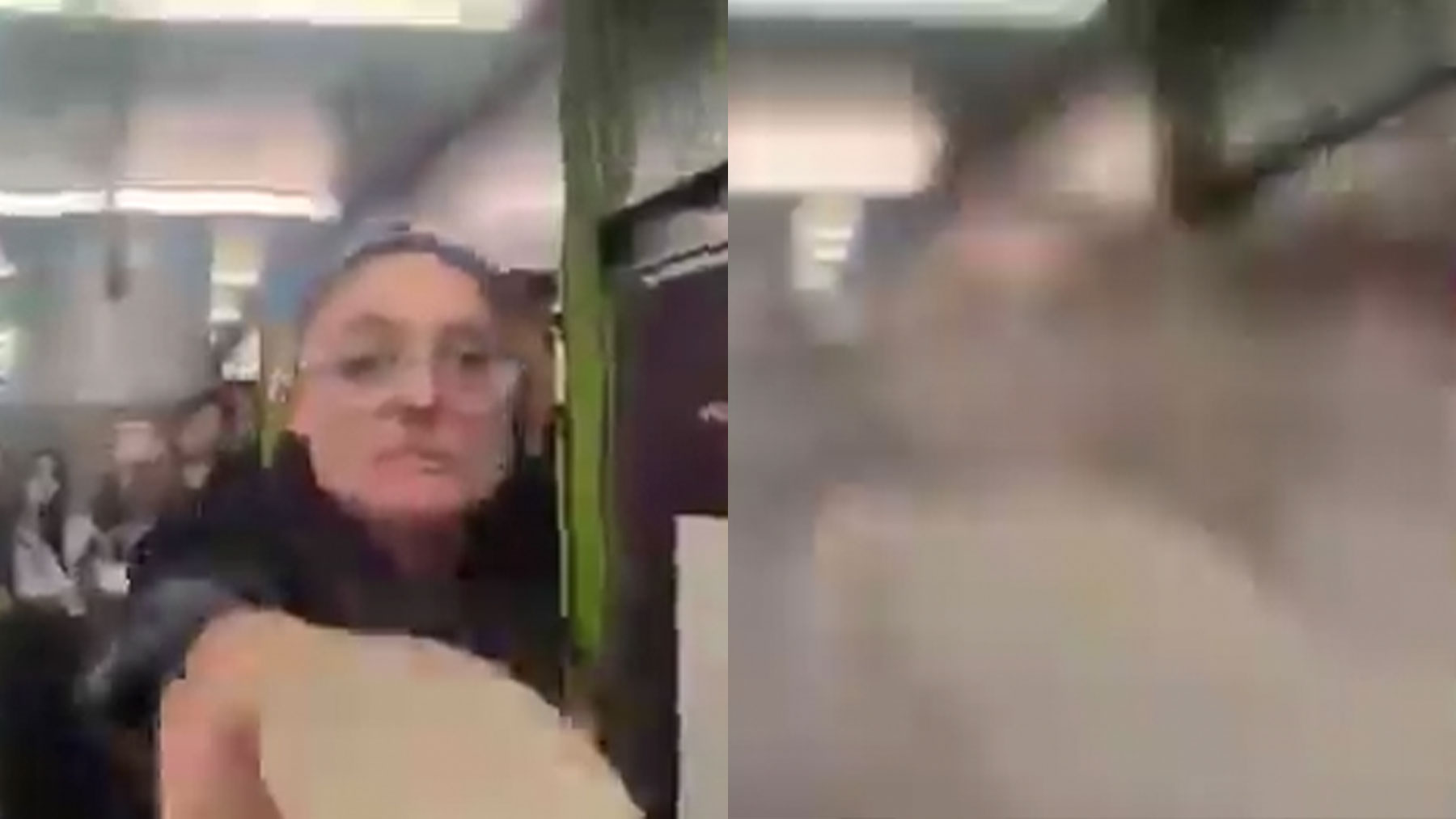 Tensión en Atocha: una trabajadora de Renfe lanza un vaso de agua a un pasajero que se quejó del caos