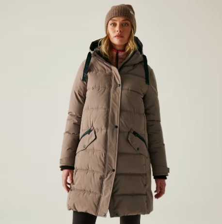 Chaqueta larga impermeable con aislantes térmicos y capucha Eryn para mujer de Decathlon