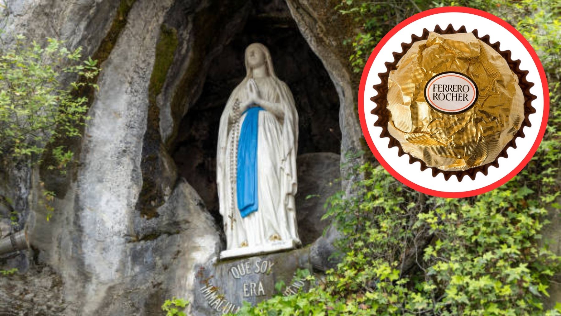 Casi nadie lo sabe pero el origen de Ferrero Rocher no es el que pensabas: la verdad está en la Virgen de Lourdes