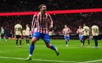 Antoine Griezmann celebra su gol ante el FC Barcelona