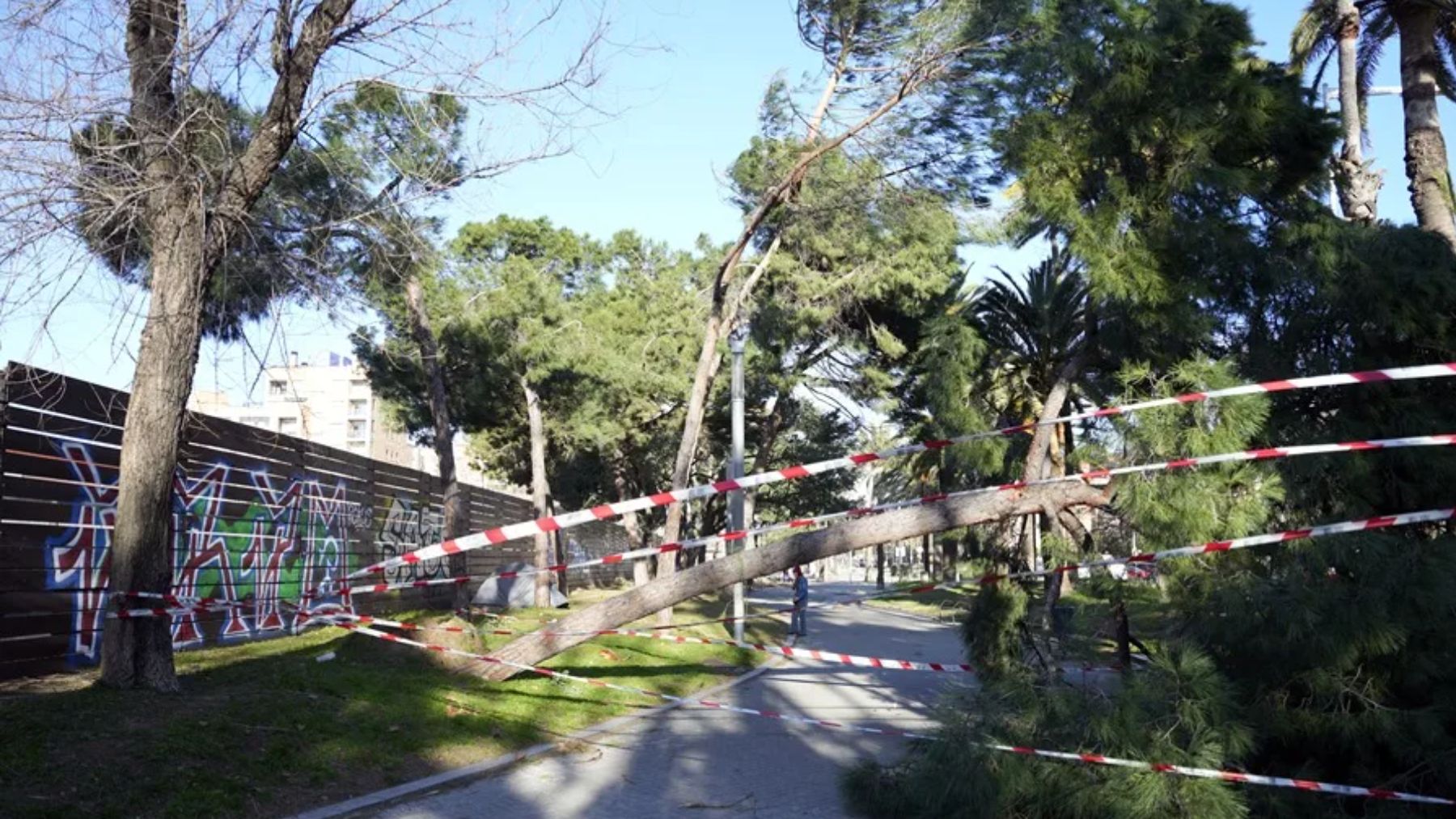 La borrasca Nils se cobra la vida de una mujer de 46 años tras caerle el techo de una nave en Barcelona