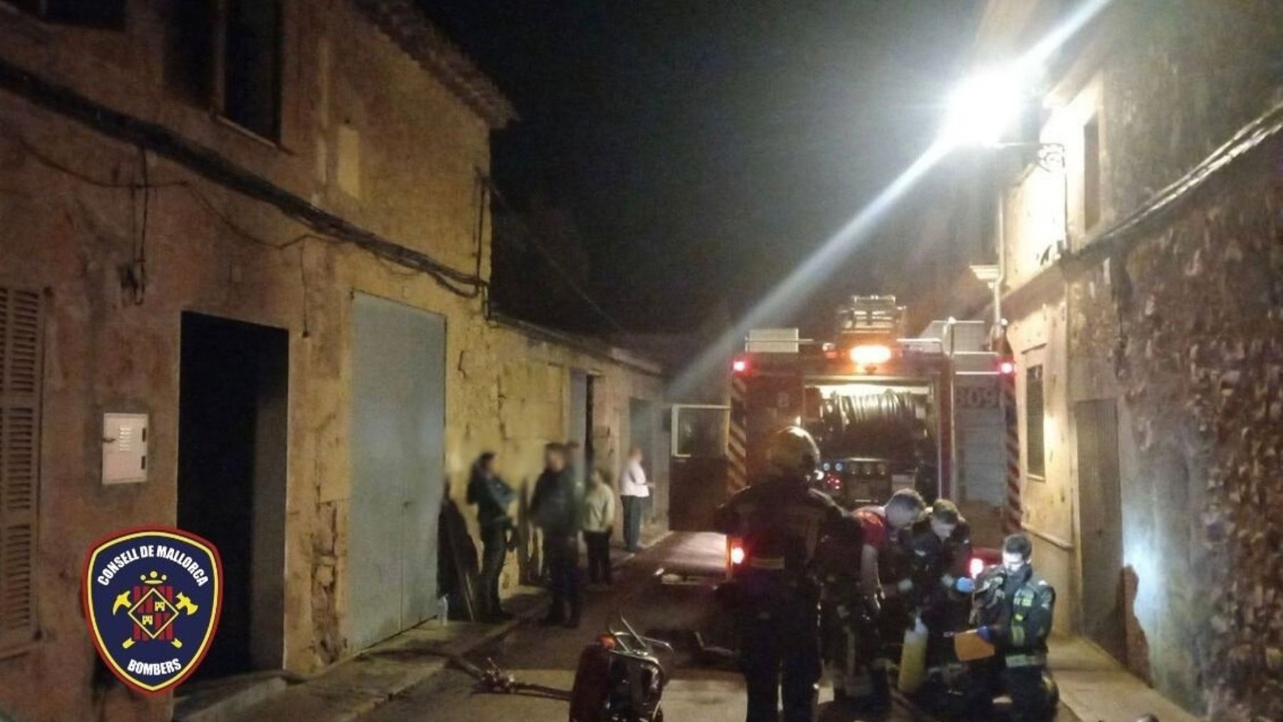 Una mujer de 80 años muere al quedar atrapada al declararse un incendio en su vivienda en Mallorca