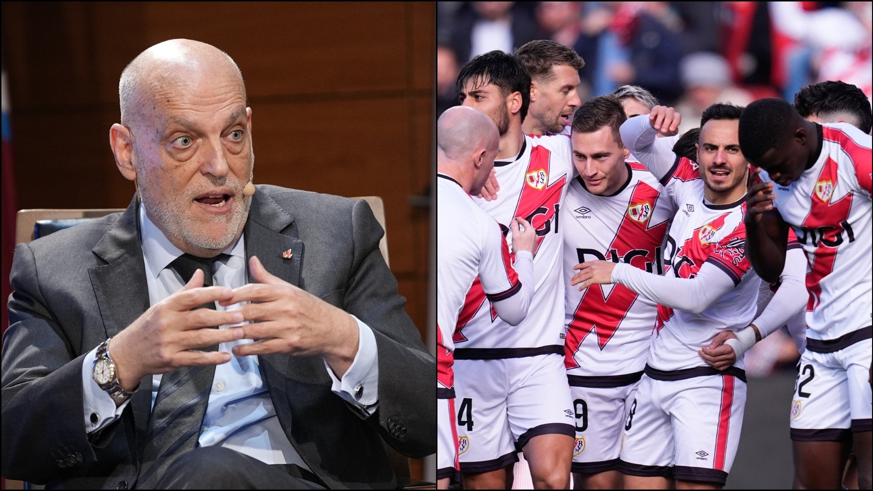 El Rayo se revuelve contra Tebas por llevarles a jugar a Leganés: «Es un grandísimo perjuicio»