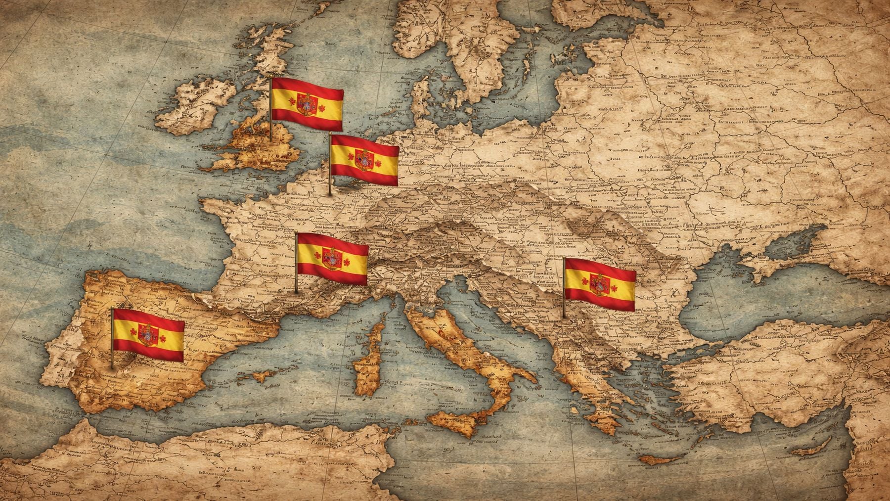 Poca gente lo sabe, pero en los siglos XVI y XVII se hablaba español en todos estos países europeos