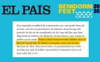 El País modifica una crónica del Benidorm Fest tras tildar de «homosexual» a su audiencia televisiva