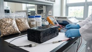 Investigadores en Corea del Sur han desarrollado una batería térmica de alto rendimiento a partir de residuos de madera. (Representación)