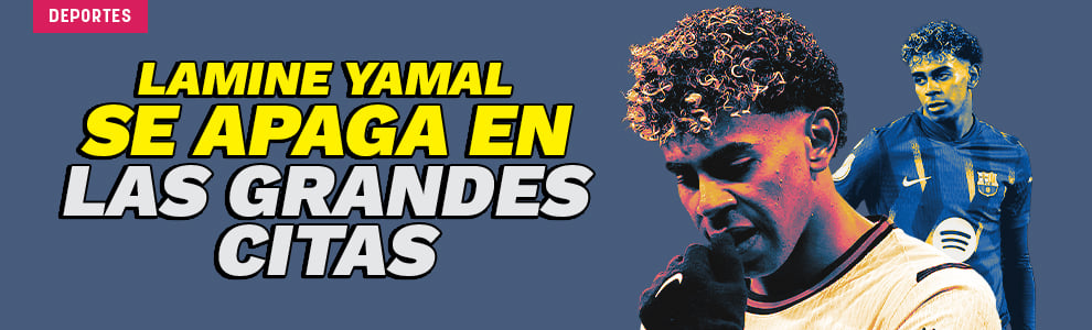 Lamine Yamal se apaga en las grandes citas