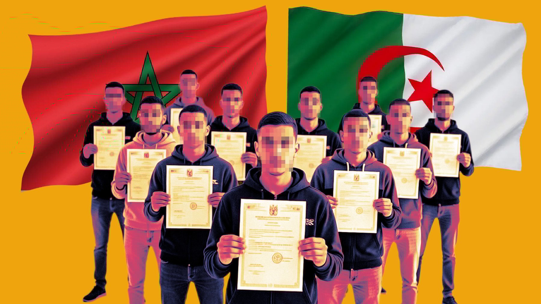 Argelinos y marroquíes de Francia piden sus antecedentes policiales para hacer creer que viven en España