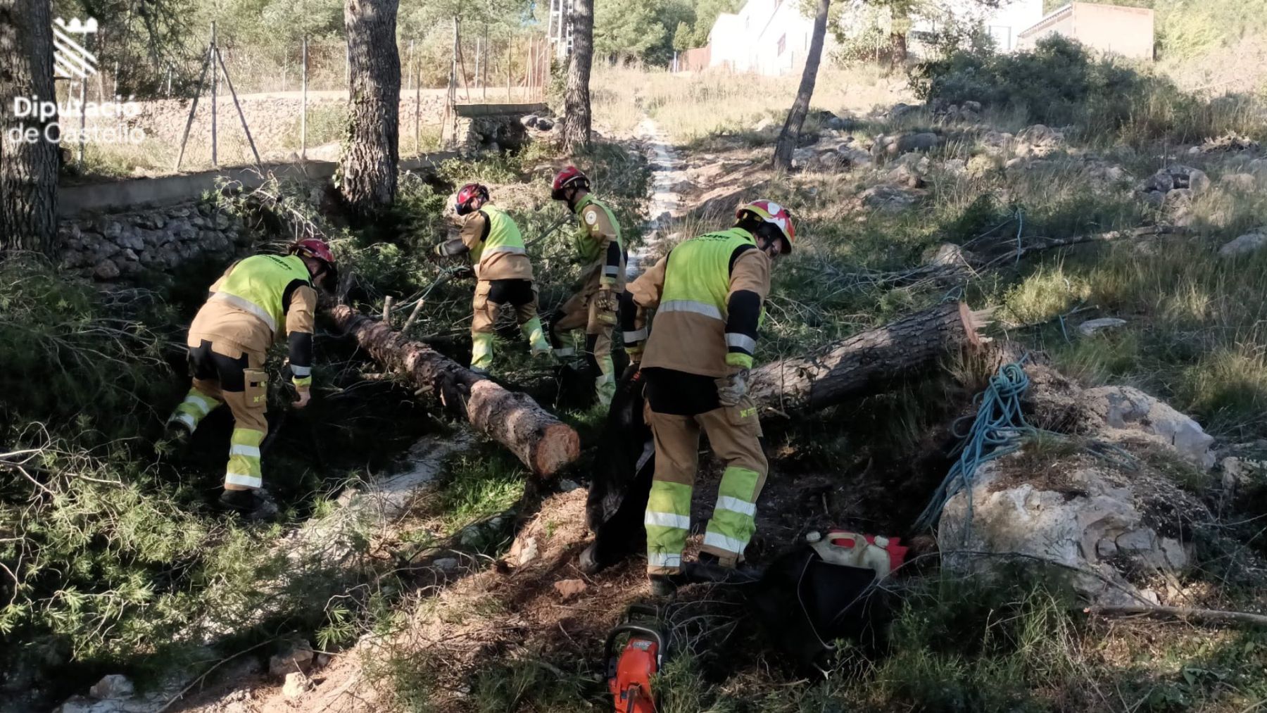 El Consorcio de Bomberos de Castellón activa un refuerzo especial ante la alerta roja por vientos de 140 km/h