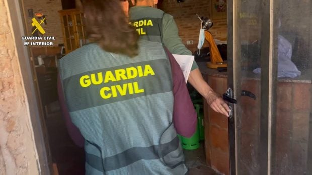 Intervención del Seprona en Cuenca durante la operación