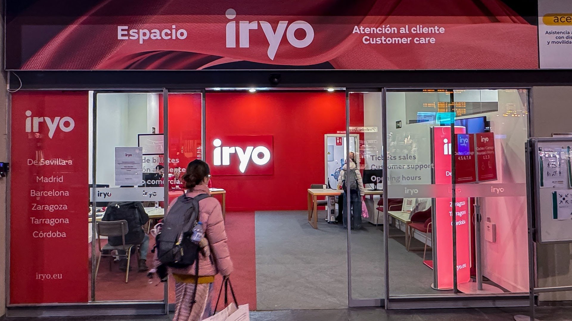 Iryo retomará los viajes a Sevilla el 17 de febrero y a Málaga a partir de marzo