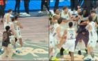 La tangana en el Panathinaikos-Fenerbahçe tras la celebración de Wade Baldwin.