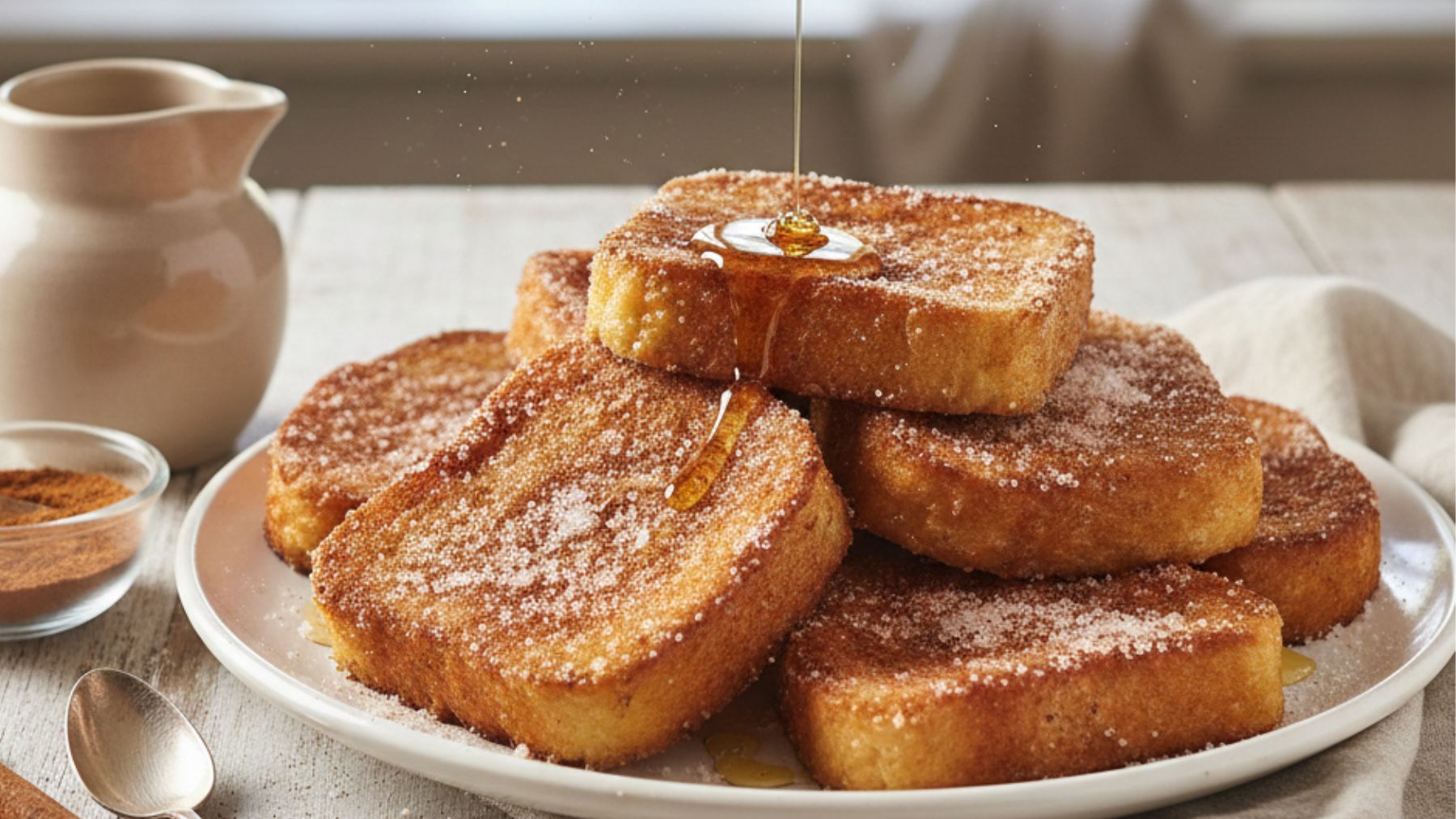 Recreación artística de torrijas. Foto: elaboración propia