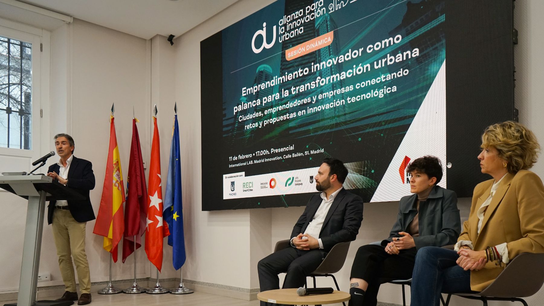 Acto de la Alianza para la Innovación Urbana. Foto cedida por dicha entidad.