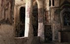 Ciudad excavada en la roca en Italia, casas-cueva de Matera, Matera Patrimonio de la humanidad UNESCO.