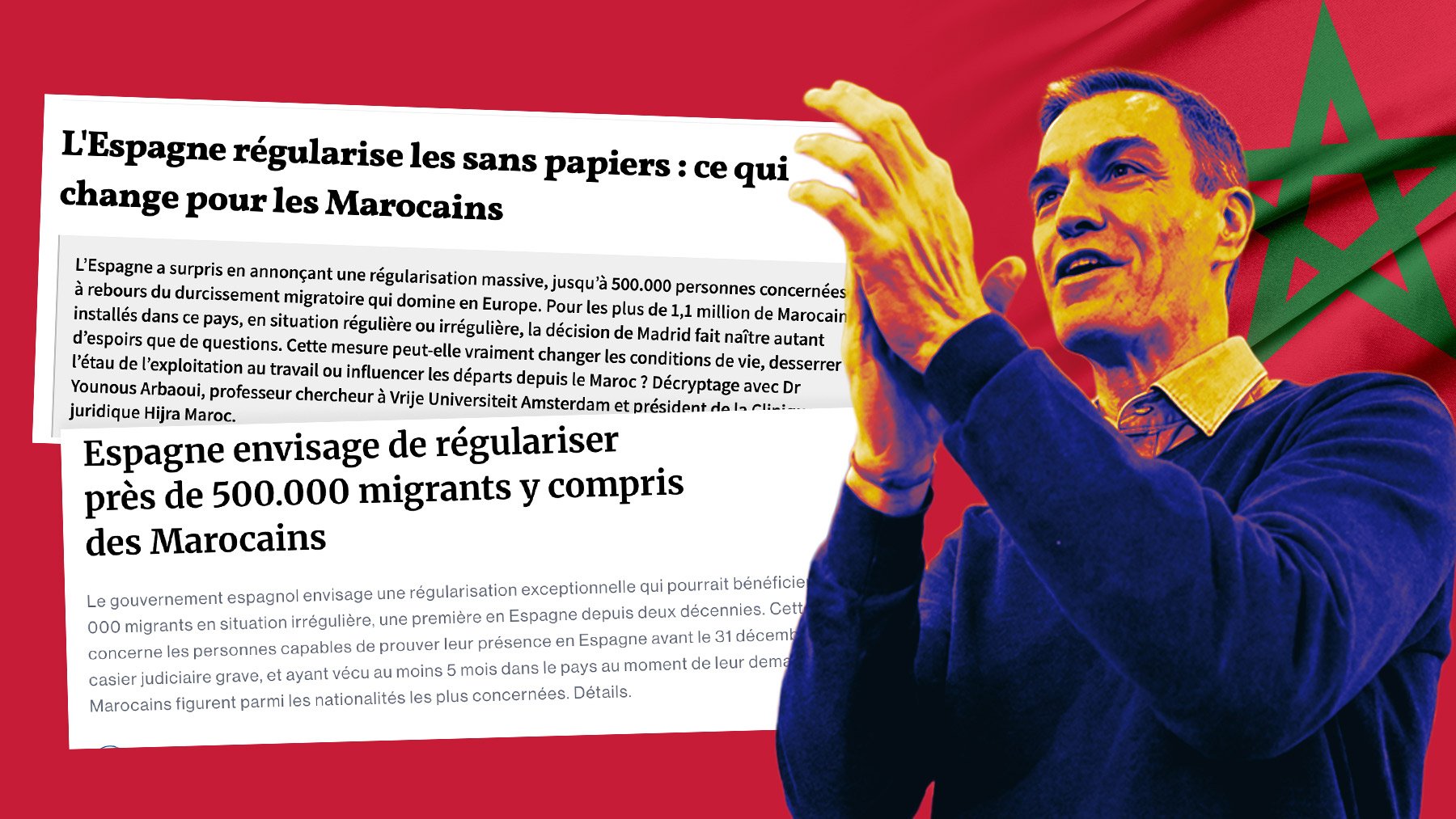 La prensa marroquí aplaude a Sánchez por contradecir a Europa con su regularización masiva
