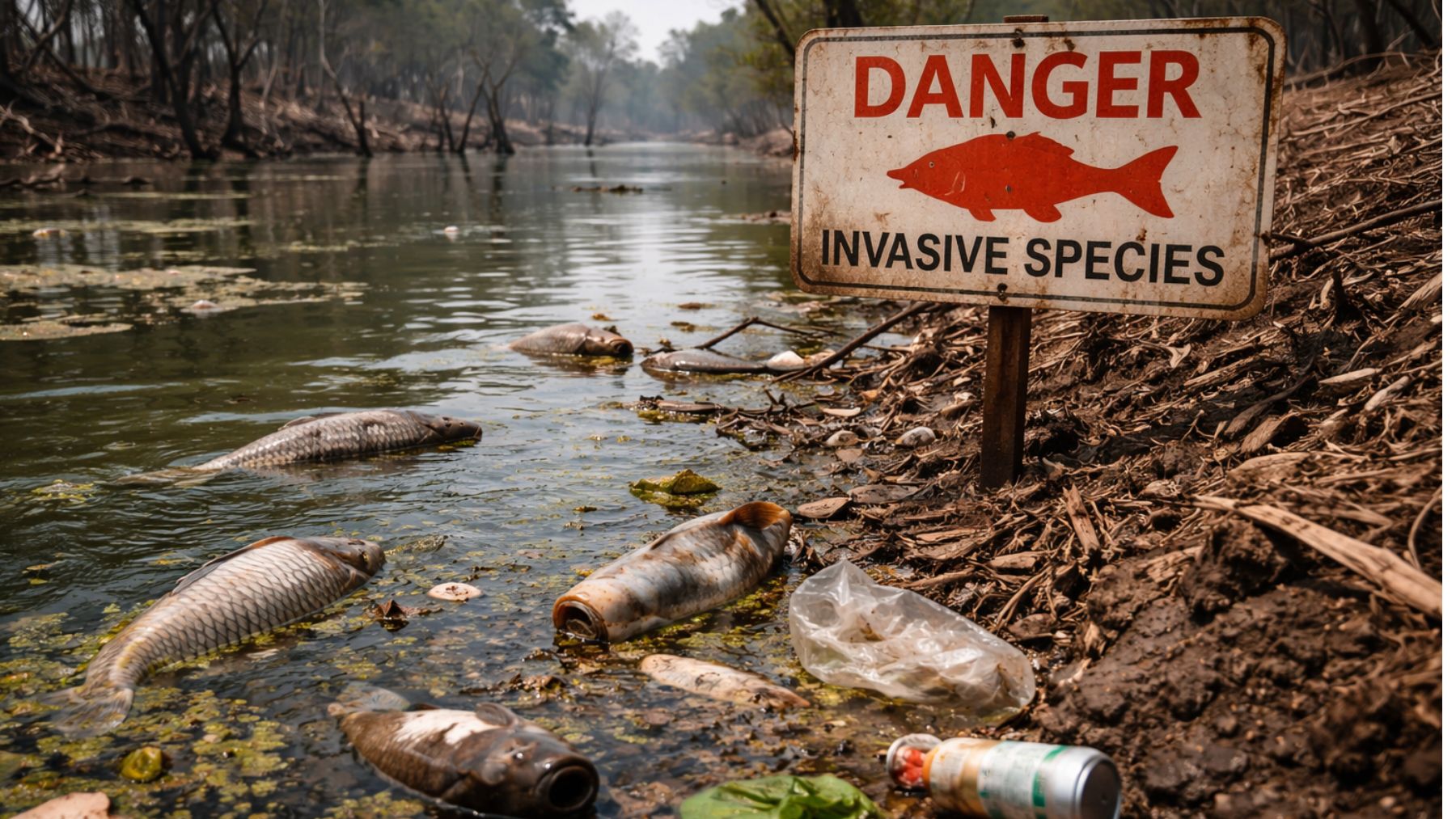 Los expertos, en alerta: el mayor río de Australia, al borde del colapso por culpa de las especies invasoras