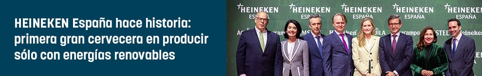 HEINEKEN España hace historia: primera gran cervecera en producir sólo con energías renovables