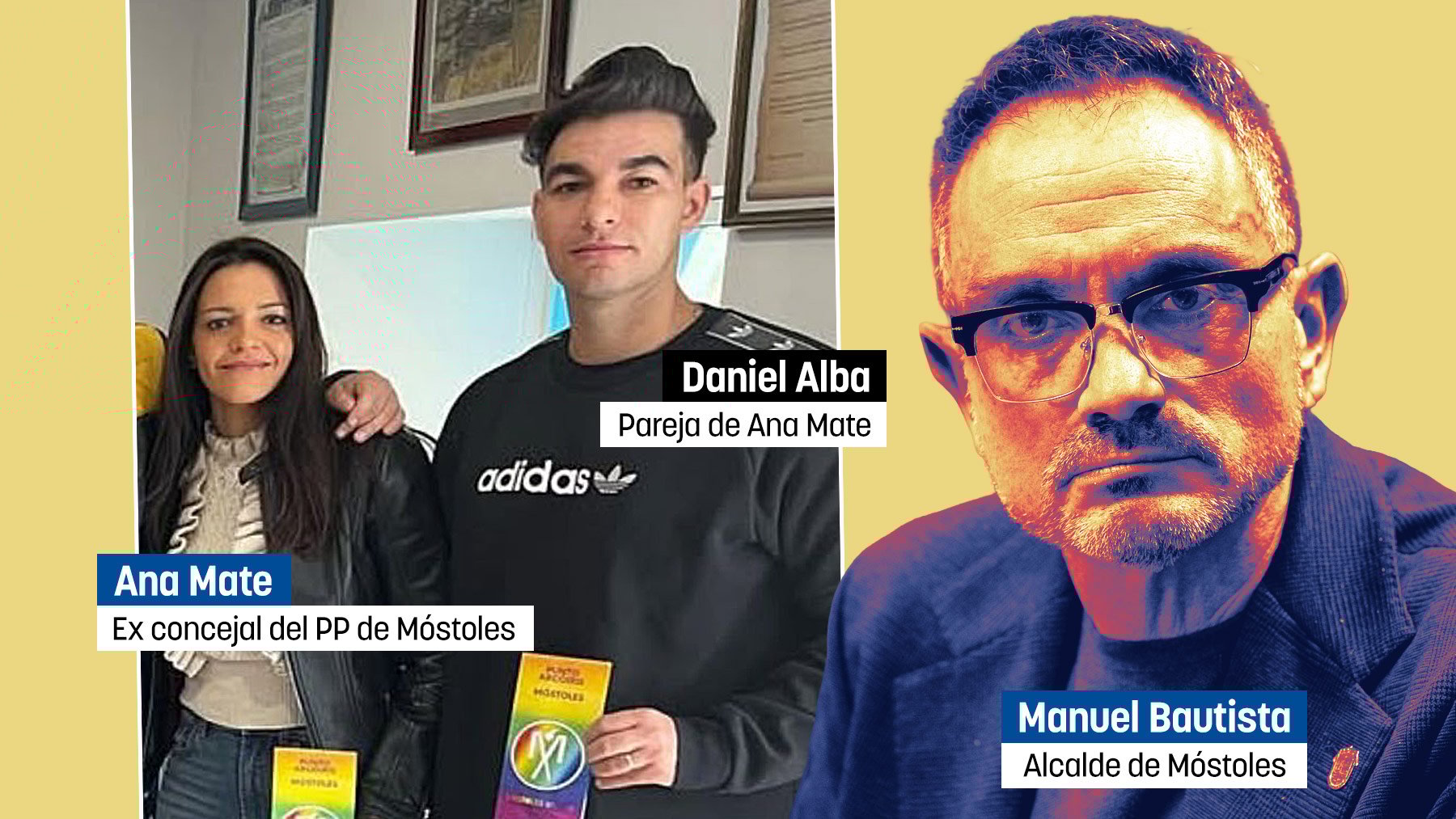 El marido de la edil que acusa al alcalde de Móstoles de acoso le pidió trabajo a él y no se lo concedió