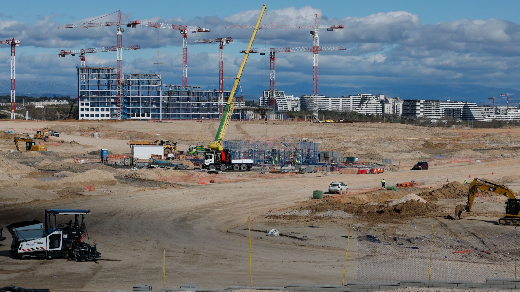 Ni las borrascas frenan las obras del Madring: Vamos con dos semanas de adelanto