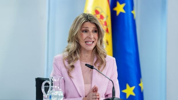 Yolanda D&iacute;az, Sumar, SMI, Salario M&iacute;nimo Interprofesional, Yolanda D&iacute;az, Antonio Garamendi, CEOE, Patronal, Trabajo, Ministerio de Trabajo, Paseo de la Castellana,