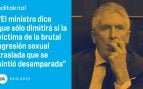 Que Marlaska descargue su obligación de dimitir en la policía violada es asqueroso
