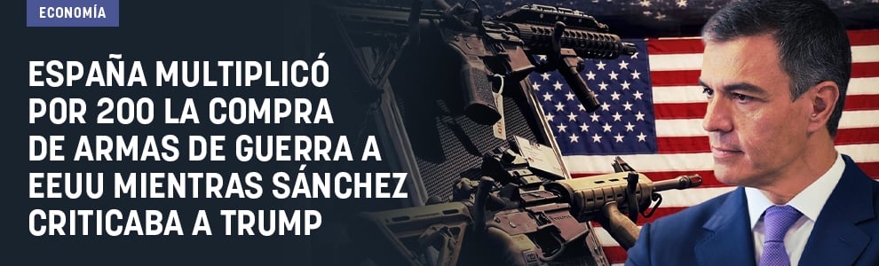 España multiplicó por 200 la compra de armas de guerra a EEUU mientras Sánchez criticaba a Trump