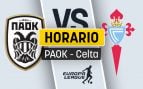 PAOK Celta horario