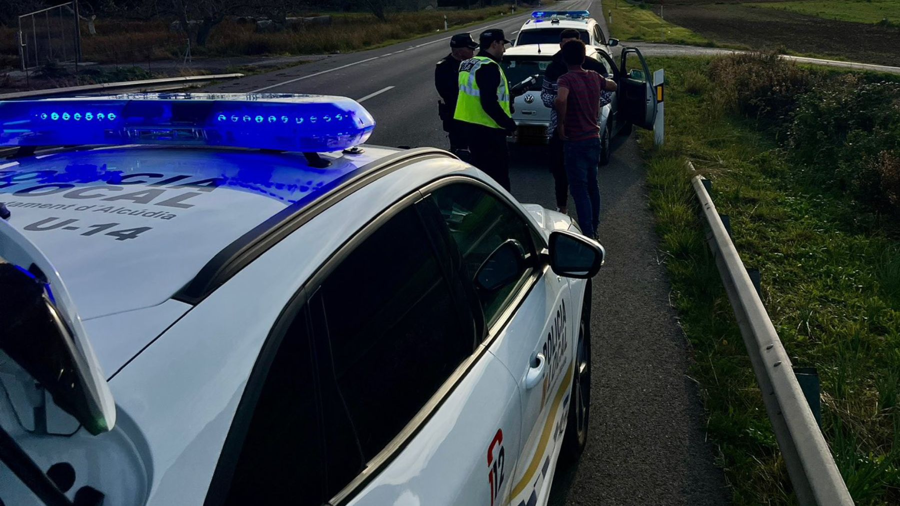 A toda velocidad por Alcúdia: cazado un conductor que circulaba a 117 km/h en una vía de 50