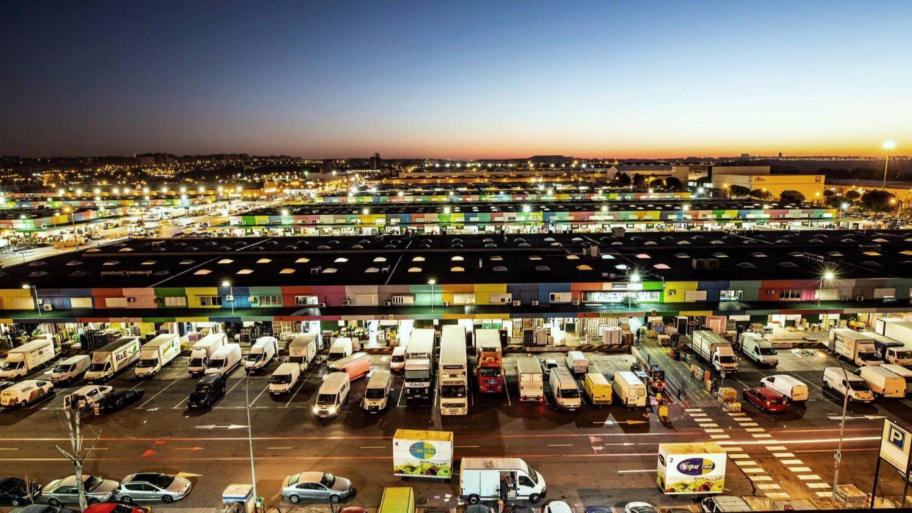Vista aérea de Mercamadrid.