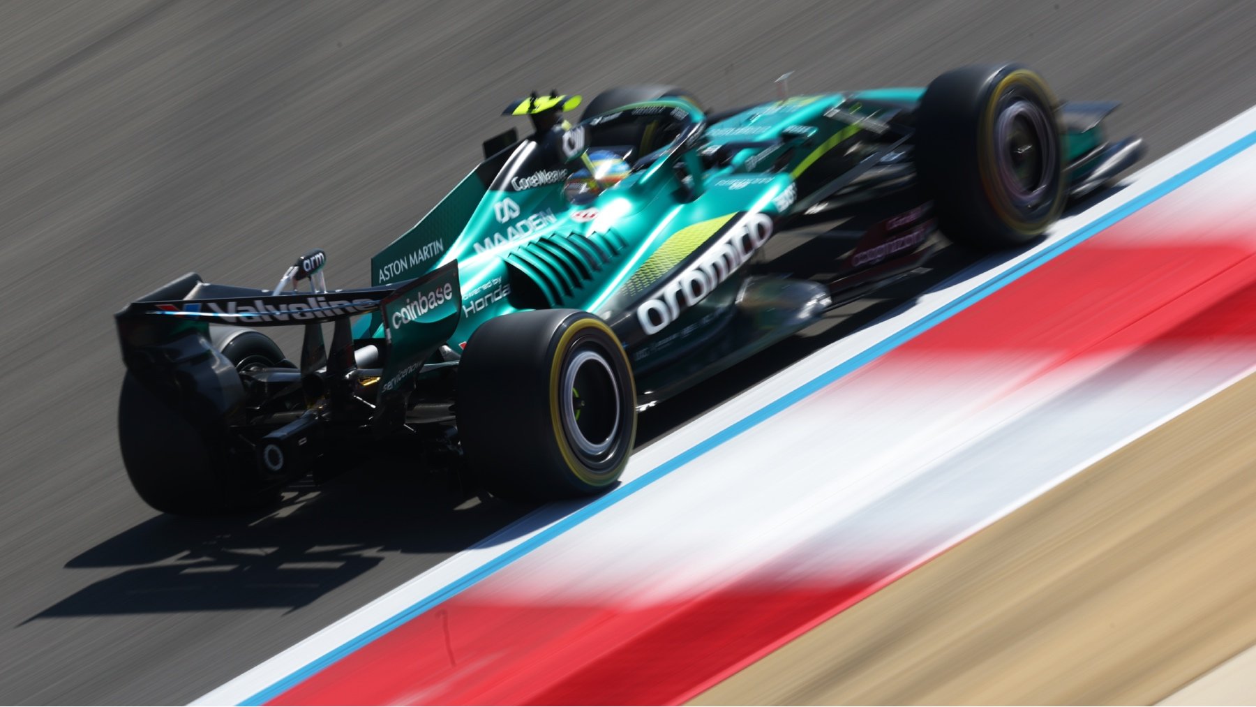 El Aston Martin de Fernando Alonso