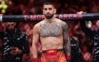 Ilia Topuria en un combate de UFC. (Getty)