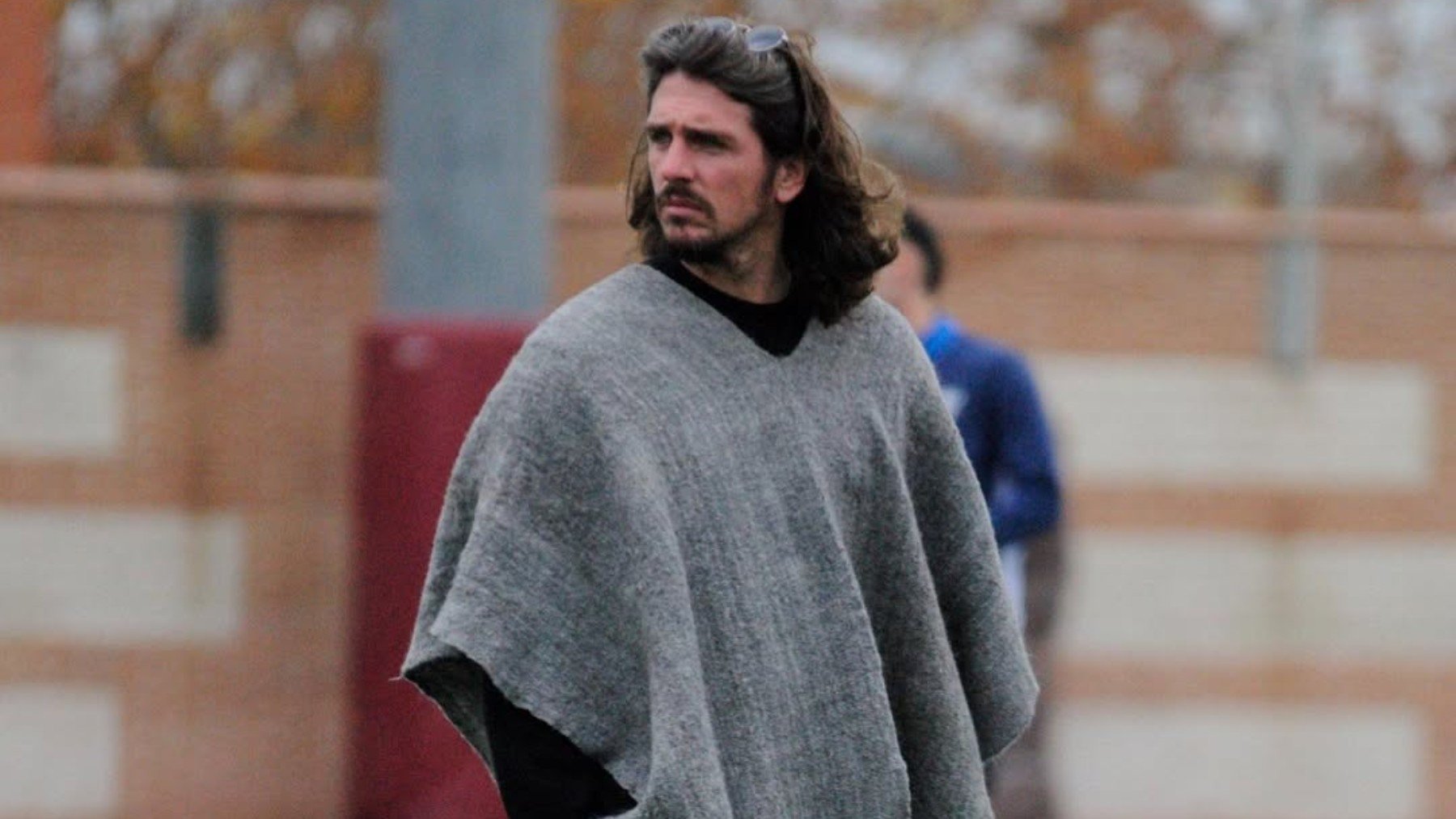 Javi Poves, en un partido de fútbol. (Instagram)